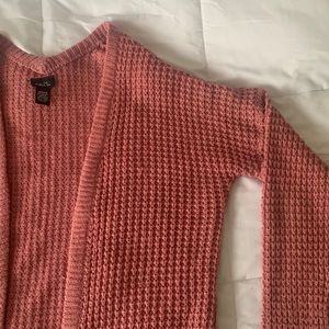 Pink cardigan